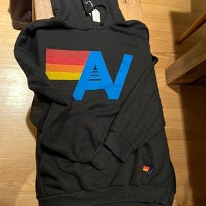 Aviator Nation - original logo hoody, size medium. Very soft, black in color.